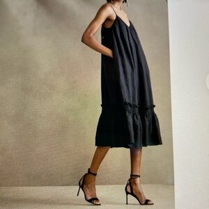 Banana Republic Black Midi Dress